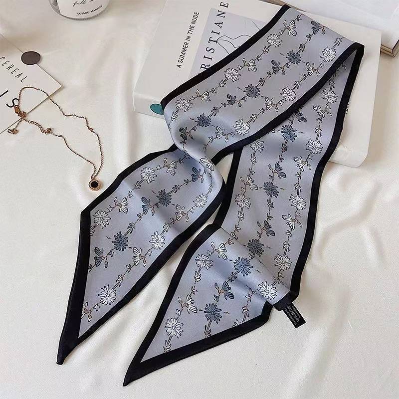 Vintage Floral Silk Silk Scarf - đánh giá và giá Ethnic Fashion Design