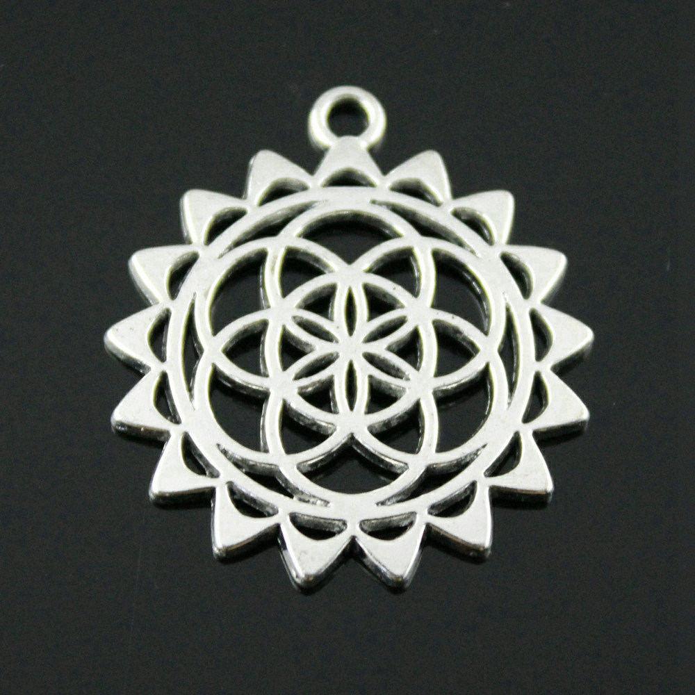 Boho Round Flower Of Life Char - đánh giá và giá Ethnic Fashion Design
