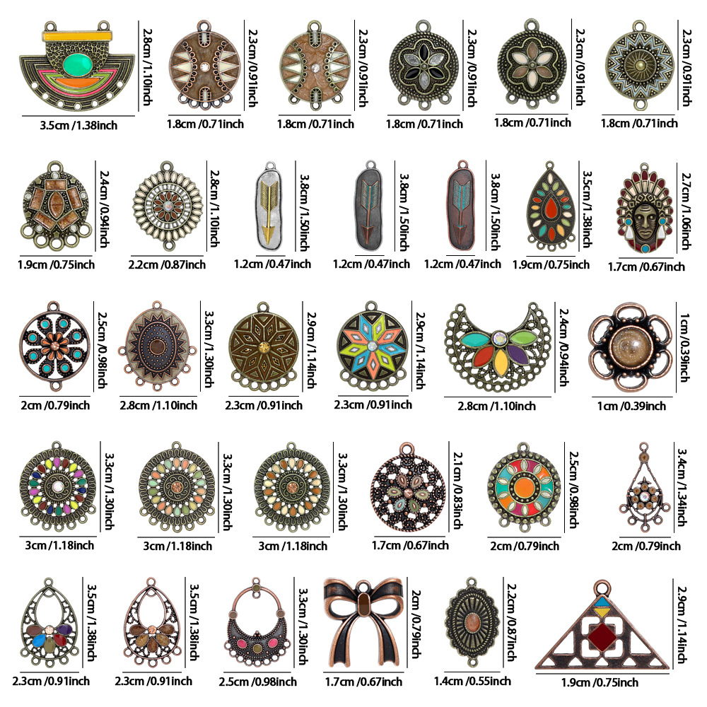 10pcs/pack Vintage Bohemia Ant - đánh giá và giá Ethnic Modern Fashion