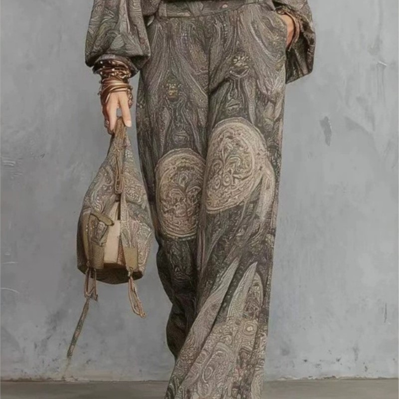 Boho Paisley Print Two-Piece S - đánh giá và giá Ethnic Fashion Design