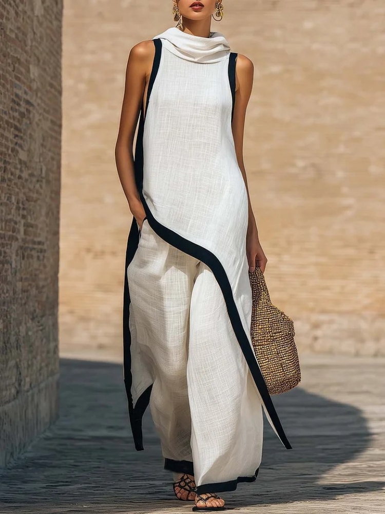 Women's linen Contrast Color S - đánh giá và giá Ethnic Fashion Design