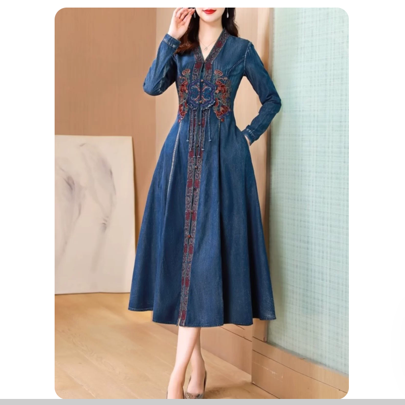 Spring and Autumn New Embroide - đánh giá và giá New Ethnic Fashion